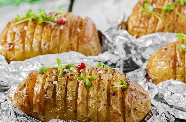 Pomme de terre en papillote au barbecue