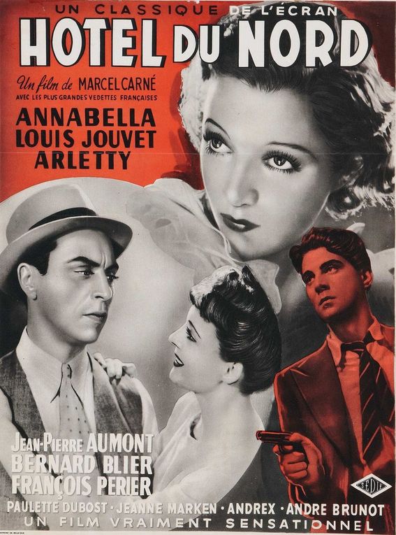L'Hotel du Nord, célèbre depuis le film éponyme de Marcel Carné en 1938 "Atmosphère, atmosphère..."