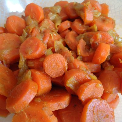 carottes braisées au miel et au curry