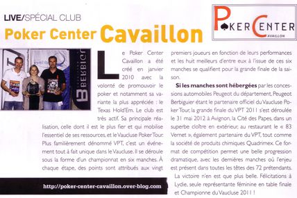 Article sur Card Player de Novembre