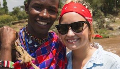 Demi Lovato : Kenya, elle garde un souvenir de son voyage