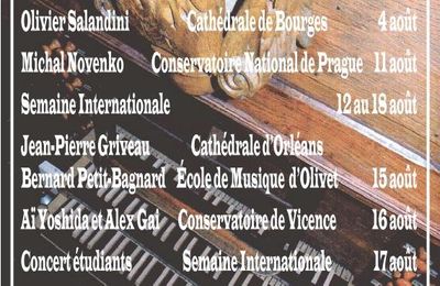 MUSIQUE : Les Amis de l'Orgue de Chaource vous invitent...