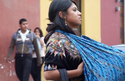 Menschen in Antigua Guatemala