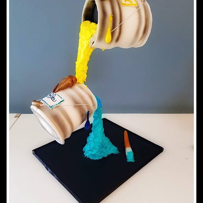 Gravity cake