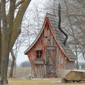 Il fabrique des " tiny-houses " écologiques tout droit sorties de contes de fées