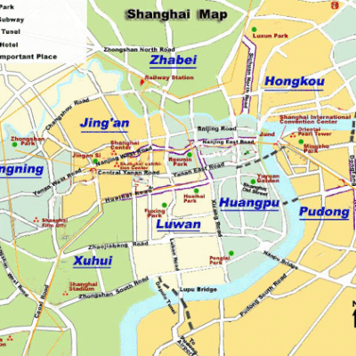 shanghai, les quartiers - Introduction
