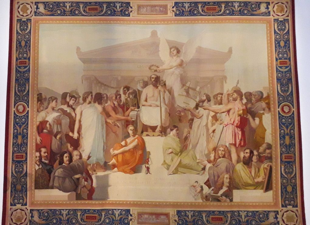Tapisseries dans l'exposition &quot;Homère &quot; au Louvre - Lens