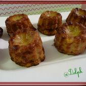 Cannelés foie gras figues - Oh, la gourmande..