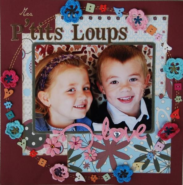 Album - Scrapbooking - Album Les enfants