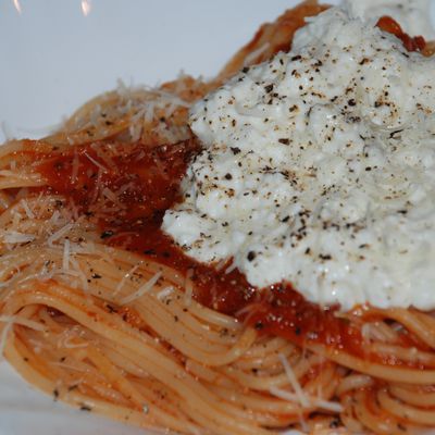 Spaghetti à la ricotta