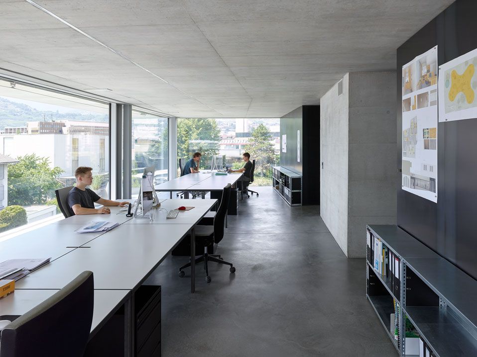 A MULTI FUNCTIONAL BUILDING IN SION, SWITZERLAND  BY SAVIOZ FABRIZZI ARCHITECTS 