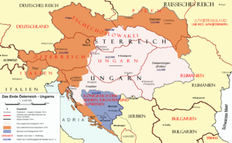 1918: Naissance de la Yougoslavie, conséquence de la première guerre mondiale.