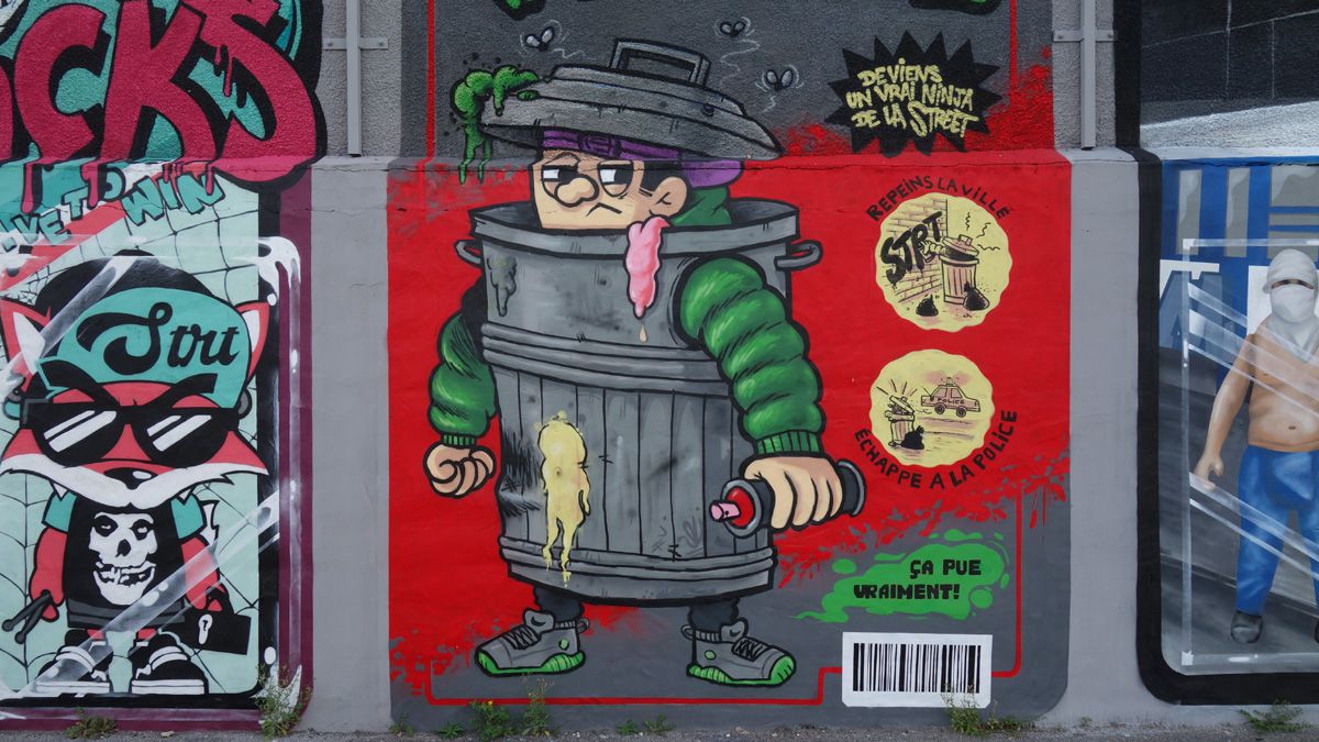 Street Art : Graffitis &amp; Fresques Murales 47310 Tonneins