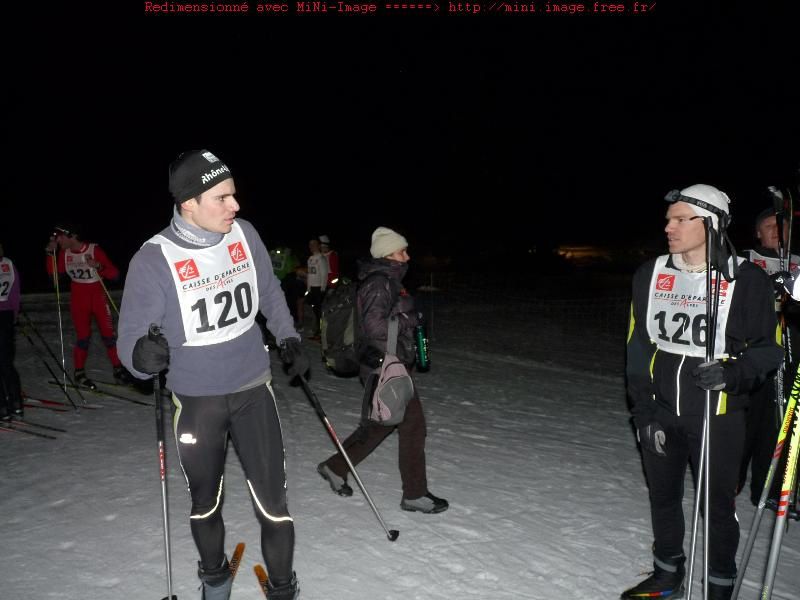 Course de ski de fond organisée par l'INPG le 23 Février 2012 à Chamrousse.