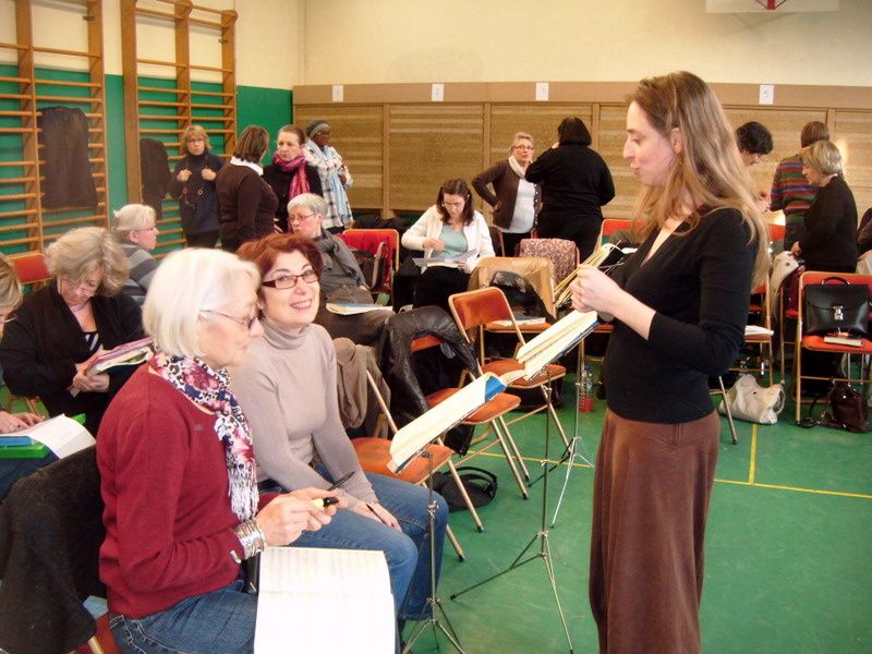 Les photos sont d'Inès, alto du Choeur Un avec quelques ajouts deSylvie, soprane du Choeur Deux