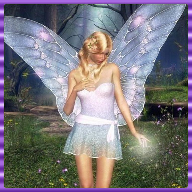 les fées sont de minuscules créatures, généralement féminine et d'apparence Humaine, et portent des ailes de couleurs joyeuses.