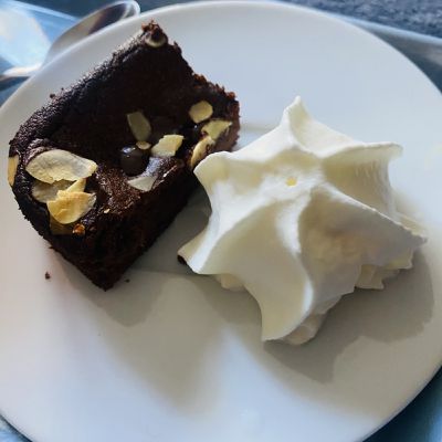 Brownies chocolat mandarine amandes