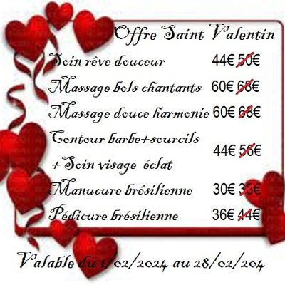 Idées cadeaux Saint Valentin
