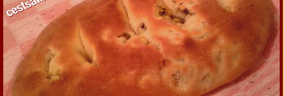 Fougasse aux olives vertes