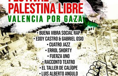 Artistas se unen en el “Festival Palestina Libre” en el Teatro Municipal de Valencia este viernes 17 de mayo