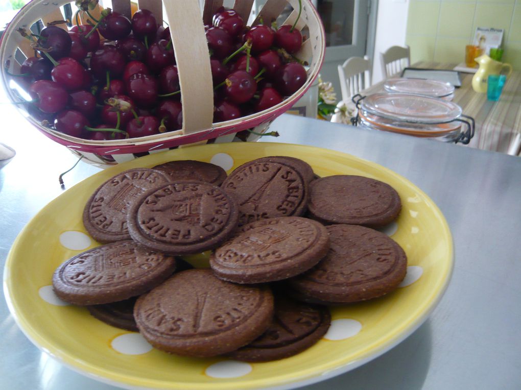 Les sablés au chocolat