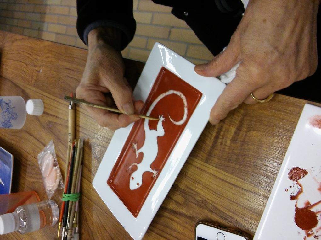 Atelier - Peinture sur Porcelaine