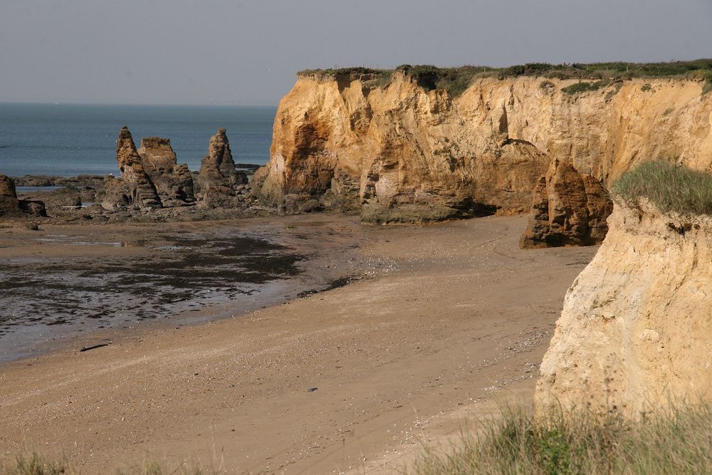 Les parcs à moules de bouchot de la Pointe du Bil