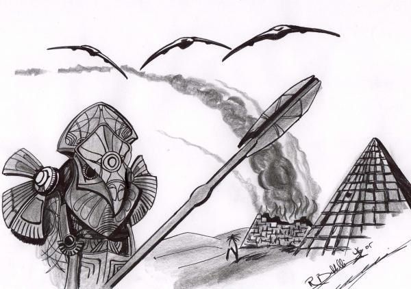 Voici mes dessins sur l'heroic fantasy, les jeux, films, un peu de tout en fait...