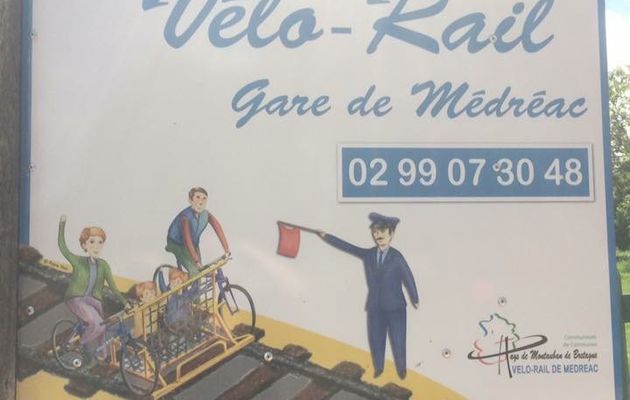 Vélo Rail de la gare de Médréac 
