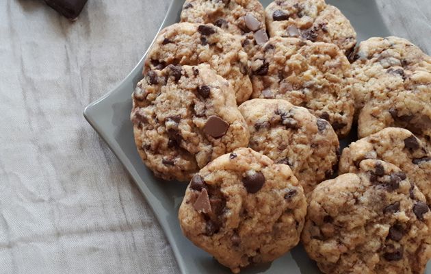 Cookies aux 2 chocolats, recette de Cyril Lignac