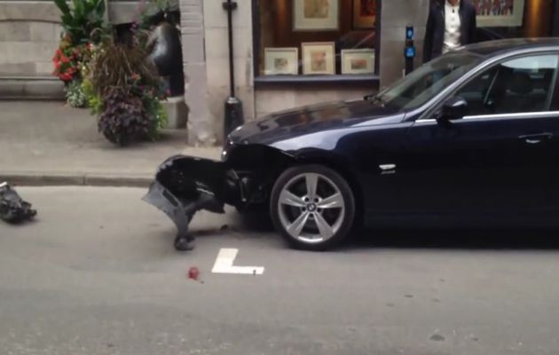 Fire truck smash police cars 