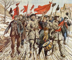 La grève des mineurs du Nord en 1906