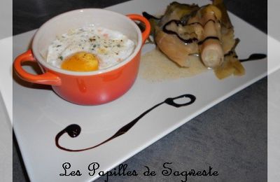 Recette d'oeuf cocotte au saumon - Un Tour en Cuisine 304