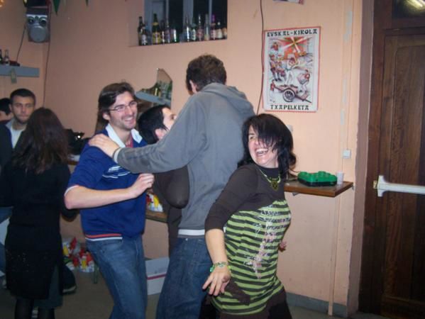 Soir de fête après la montée des séniors en excellence en 2007