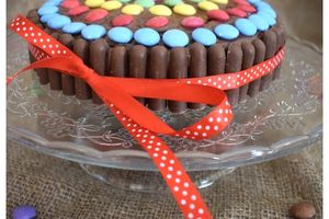 Gâteau d'anniversaire smarties 