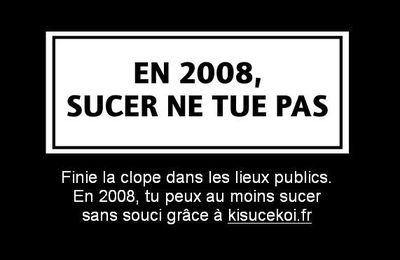 Mes voeux pour 2008 : sucez plus !!!