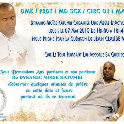 Dynamic Moïse Katumbi organise une messe pour la guérison de Jean-Claude Muyambo