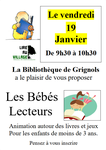 Bibliothèque de GRIGNOLS - Janvier 2024