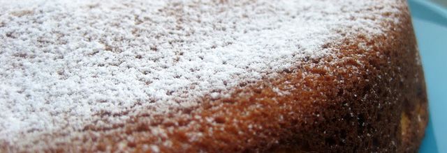 Gâteau amandes pêches