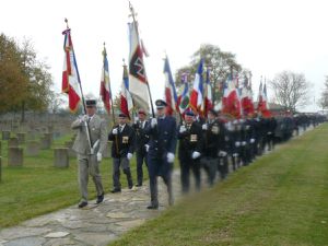 Célébration de la Journée Nationale du Deuil allemand au cimetière militaire de Dagneux