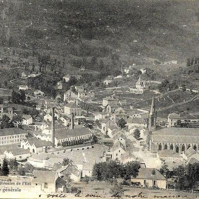 Cartes anciennes imprimables -  Cornimont (Vosges) - vue générale - 1904 (Vosges)