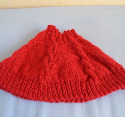 Garnstudio, Poncho à Torsades, Castel