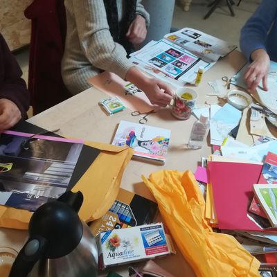 Ateliers papier/carton à L' Atelier Papier, octobre-décembre 2022