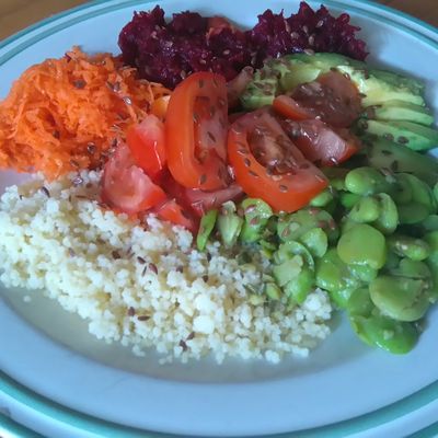 Salade végétarienne du dimanche soir