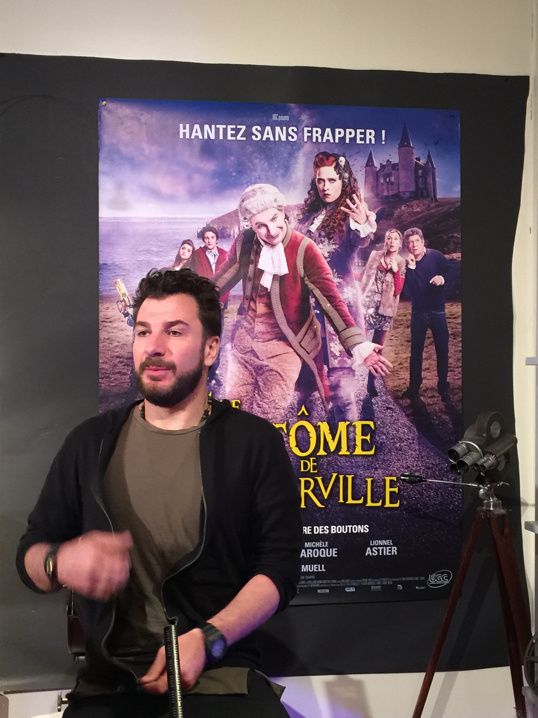 En attendant la vidéo de l entretien avec Michael Youn pour Le Fantôme de Canterville, Quelques Photos 