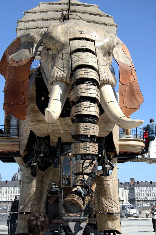 Eléphant de l'Ile de Nantes Royal de Luxe - Photos Thierry Weber Photographe La Baule Guérande