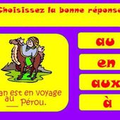 Les prépositions À, EN, AU, AUX et CHEZ - NOTREBLOGDEFLE.COM