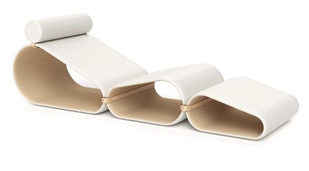 Lounge Chair de Marcel Wanders pour Louis Vuitton collection Nomade 2015