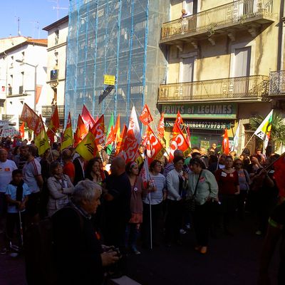 400 manifestants contre le FN à Béziers.