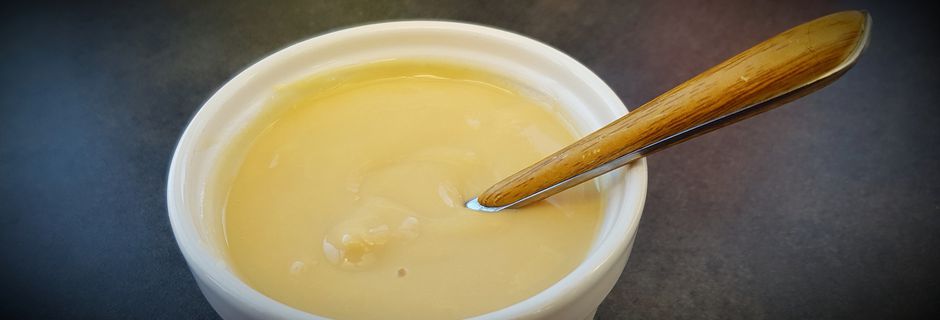 Crème danette au caramel beurre salé 